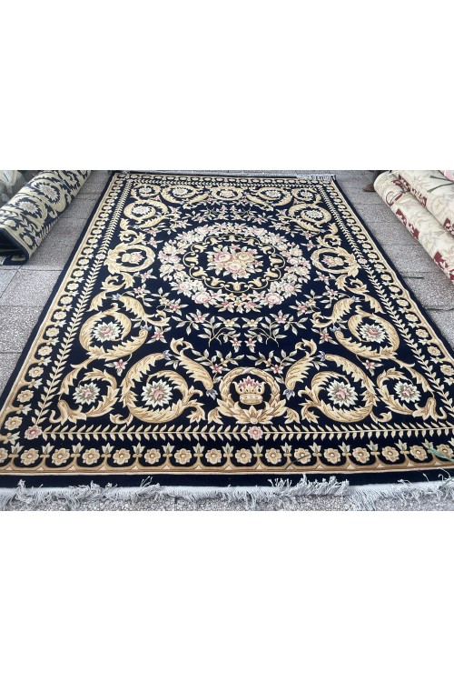 Китайский шерстяной ковер 0054025 Синий